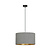 Lampe à suspension Bornholm grise ronde E27