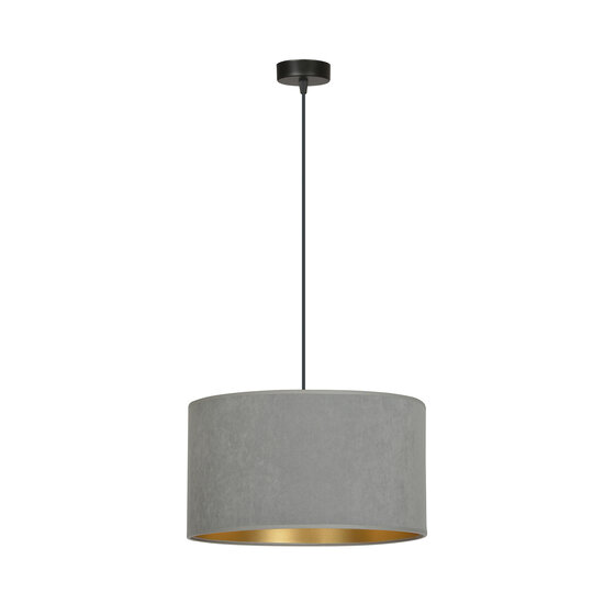 Emibig Emibig Lámpara colgante Bornholm gris redonda E27 - Iluminación elegante para cualquier espacio