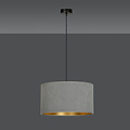 Emibig Emibig Lampe suspendue Bornholm grise ronde E27 - Éclairage élégant pour chaque espace