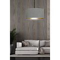 Bornholm hanging lamp gray round E27