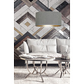 Bornholm hanging lamp gray round E27