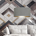 Bornholm hanging lamp gray round E27