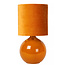 Estefan small ocher yellow table lamp 1xE27