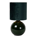 Estefan petite lampe de table vert foncé 1xE27