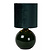 Estefan small dark green table lamp 1xE27
