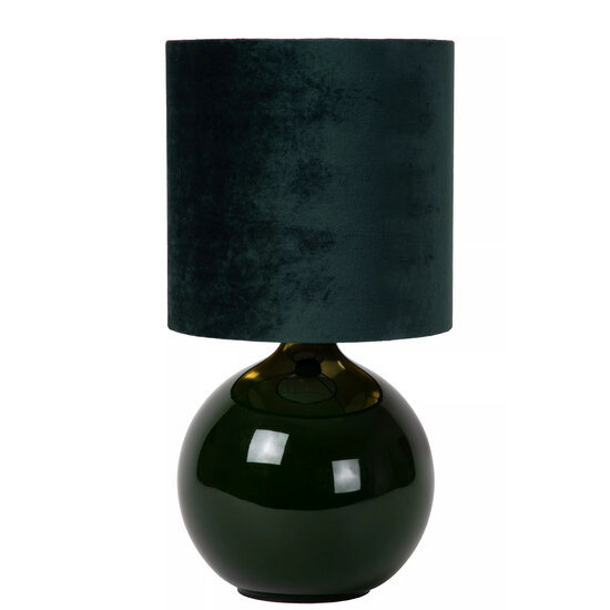 Estefan small dark green table lamp 1xE27