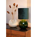 Estefan small dark green table lamp 1xE27