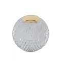 Cindy rechargeable transparent table lamp 2700K dimmable in 3 steps