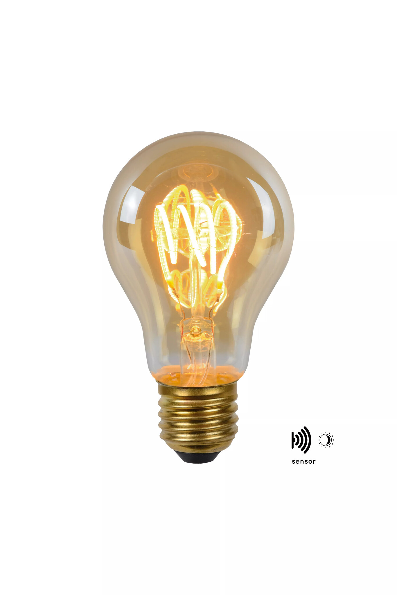 Ampoule, LED, E14, 2200K, Sphérique G45 filament, ambre, dimmable