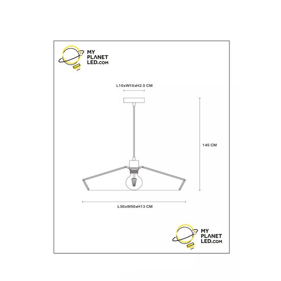 Lampe à suspension Dunya naturelle en papier tissé 1x E27 diamètre 50 cm