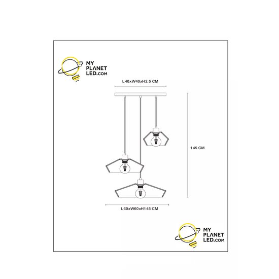 Dunya ronde hanglamp naturel in geweven papier 3x E27