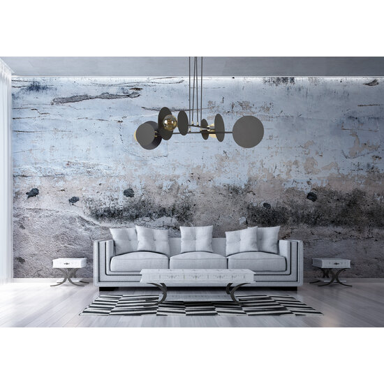 Pori black hanging lamp 4xE27 design