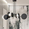 Emibig Emibig Pori lampe suspendue noire 4xE27 design - Idéale pour un éclairage élégant dans votre cuisine