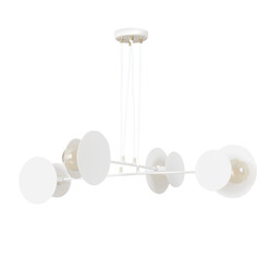 Lámpara colgante blanca Pori 4xE27 diseño