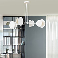 Emibig Emibig Pori witte hanglamp 4xE27 design - Perfect voor sfeervolle verlichting