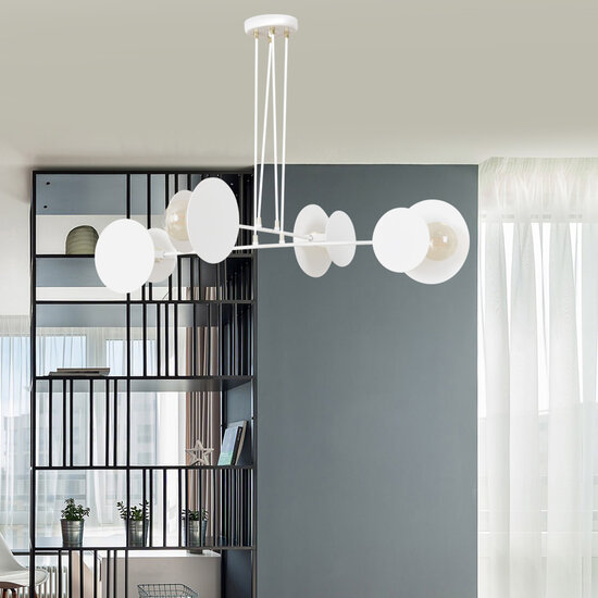 Emibig Emibig Pori lampe suspendue blanche 4xE27 design - Parfaite pour un éclairage élégant
