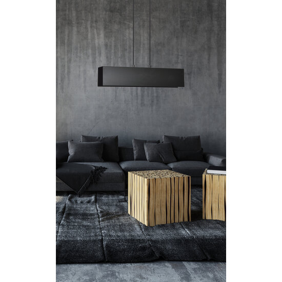 Emibig Emibig Vaasa 2L lámpara colgante negra 2x E27 - Iluminación ideal para cualquier dormitorio
