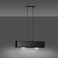 Emibig Emibig Vaasa 2L black hanging lamp beam 2x E27 - Ideal lighting for any bedroom