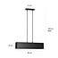 Emibig Emibig Vaasa 2L lampe suspendue noire 2x E27 - Éclairage idéal pour toute chambre