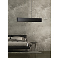 Vaasa 3L black hanging lamp beam 3x E27