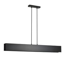 Emibig Vaasa 4L zwarte hanglamp balk 4x E27