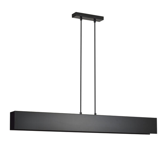 Emibig Emibig Vaasa 4L zwarte hanglamp balk 4x E27 - Perfecte verlichting voor elke ruimte