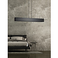 Vaasa 4L zwarte hanglamp balk 4x E27