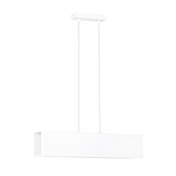 Vaasa 2L white hanging lamp beam 2x E27