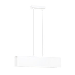 Vaasa 2L white hanging lamp beam 2x E27