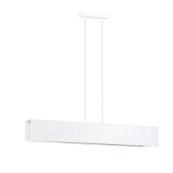 Vaasa 3L white hanging lamp beam 3x E27