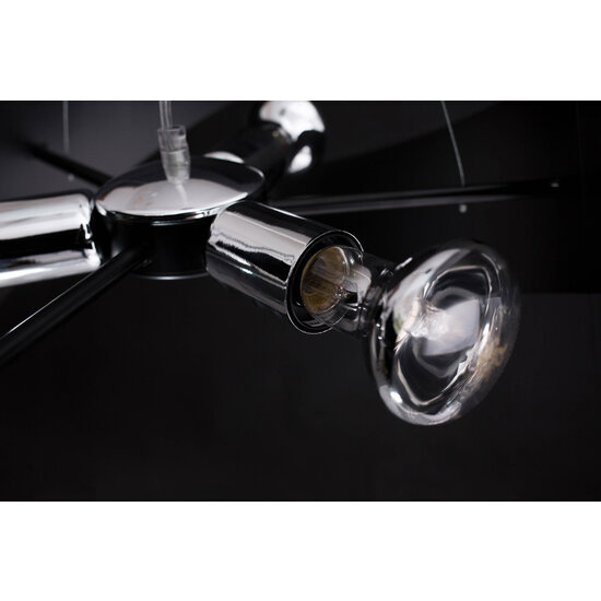 Rovaniemi schwarze Design-Hängelampe 3x E27