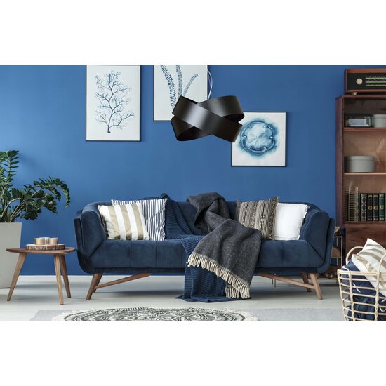 Rovaniemi black design hanging lamp 3x E27