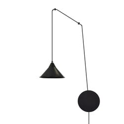 Emibig Joensuu 1L wandlamp pendellamp zwart 1x E27