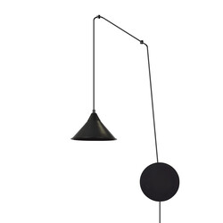 Joensuu 1L wall lamp pendant lamp black 1x E27