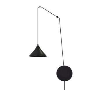 Joensuu 1L wandlamp pendellamp zwart 1x E27