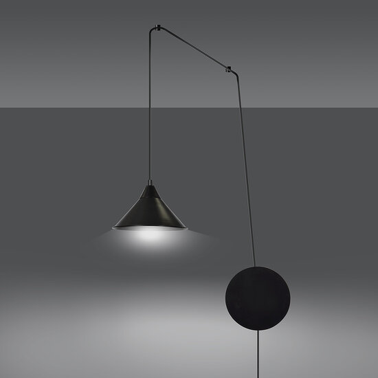 Emibig Emibig Joensuu 1L applique lampe pendante noire 1x E27 - Éclairage architectural idéal pour chaque espace