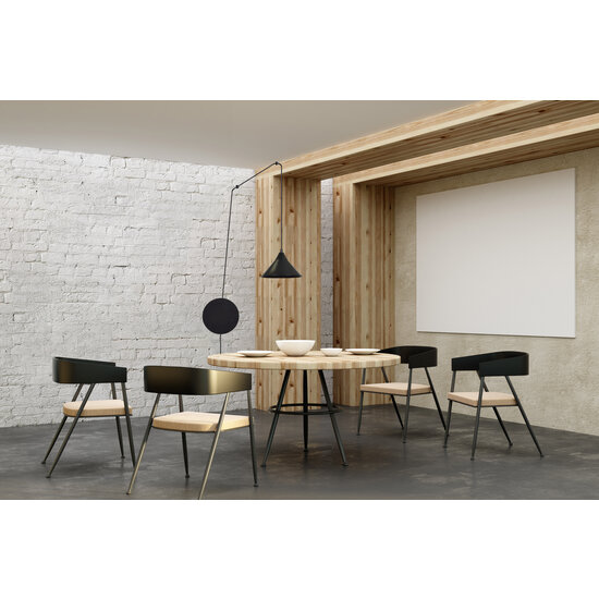 Joensuu 1L Wandleuchte Pendelleuchte Schwarz 1x E27