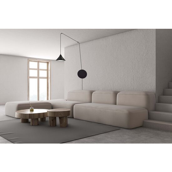 Joensuu 1L wandlamp pendellamp zwart 1x E27