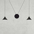 Emibig Emibig Joensuu 2L applique lampe pendante noire 2x E27 - Éclairage architectural idéal pour tout espace