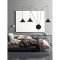 Emibig Emibig Joensuu 3L lámpara de pared lámpara colgante negra 3x E27 - Iluminación elegante para cualquier espacio