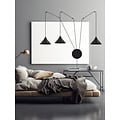 Emibig Emibig Joensuu 3L wall lamp pendant lamp black 3x E27 - Sleek lighting for any space