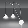 Emibig Emibig Joensuu 2L lámpara de pared blanca lámpara colgante 2x E27 - Ideal para crear un ambiente acogedor en cualquier habitación