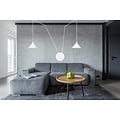 Emibig Emibig Joensuu 2L white wall lamp pendant lamp 2x E27 - Ideal for creating a cozy atmosphere in any room