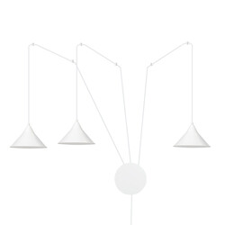 Joensuu 3L applique blanche suspension 3x E27