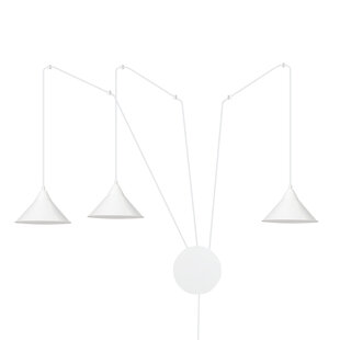 Joensuu 3L white wall lamp pendant lamp 3x E27
