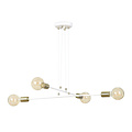 Emibig Emibig Kotka witte met messing 4L E27 G95 hanglamp - Perfecte verlichting voor elke ruimte