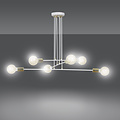 Kotka  witte met messing 6L E27 G95 hanglamp