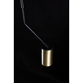 Mikkeli 4x Lampe à suspension orientable GU10 noire avec or