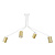 Mikkeli 4x GU10 white and gold orientable hanging lamp