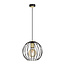 Kajaani black hanging lamp 1x E27 metal cage